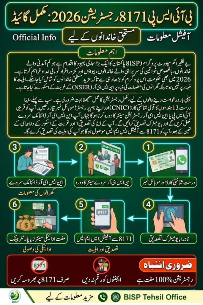 BISP 8171 Registration 2026 Step By Step Guide For First Time Applicants