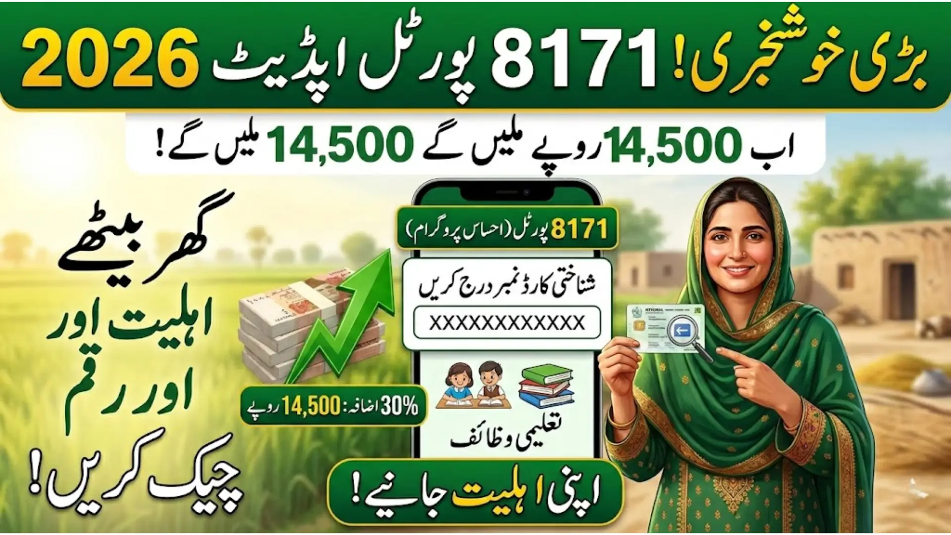Quick Eligibility Check on BISP 8171 Portal Using CNIC in Just Seconds